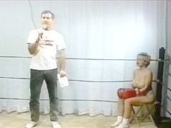 Interracial 90s Lesbian Big Tit Boxing