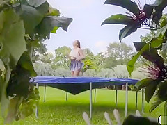 Ivy getting fucked in the trampoline