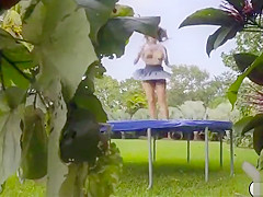 Ivy getting fucked in the trampoline