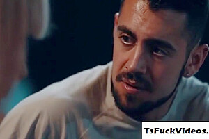 Jamie French In White Shemale Licks Stepsons Enormou