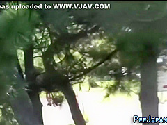 Japanese 18-year-old Bitch Peeing