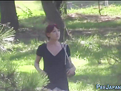 Japanese 18-year-old Bitch Peeing