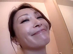 Japanese AV model gives hot POV head on camera