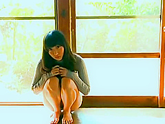 Japanese Amateur Giggles While Watching Guy Jerk O