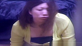 Japanese Babe Rubs Vag