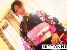 Japanese Geisha Gets Tied Up And Played With - NipponHD