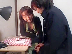 Japanese Handjob Punishment Manabu Kubota (Midori Yokoyama) Disciplined for Shoplifting