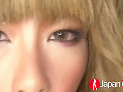 Japanese Harlot Fucking A Big Dildo