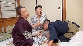 Japanese Muscle Freeze Hiroto Get Fucked In Front Of His Wife