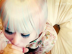 Japanese Nude Nylon Stocking Footjob Blowjob In The Pose And Facial