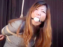Japanese Secretary Tied And Gagged With Na Na