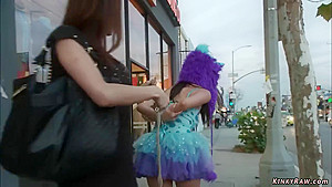 Japanese Whore Disgraced On The Streets - Princess Donna And Marica Hase
