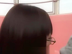 Japanese couple blowjob outdoor