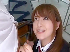 Japanese gal gets tempted