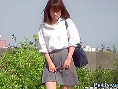 Japanese teen 18+ Bitches Urinating
