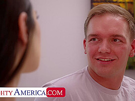 Jasmine Wilde got caught showing her sexy body on a website and now josh wants a piece of that ass!!