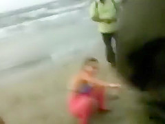 Jealous chicks fighting with their boobs out