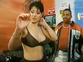 Jeanna Fine Sucks and Jerks off 3 Big Black Cocks