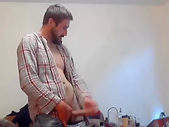 Jerk off Session 66 - Hot Step daddy Jerking off