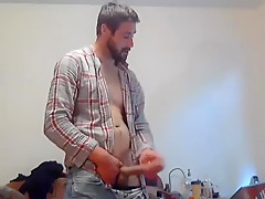 Jerk off Session 66 - Hot Step daddy Jerking off