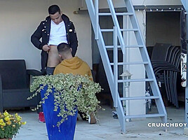 Jimy Fucking A Sexy Straight Twink Outdoor - FirstTimeWithABoy