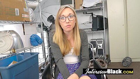 Job Interview With A Tiny teen 18+ Ended Up In Naughty Inte