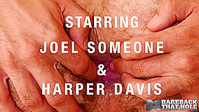 Joel Someone and Harper Davis - Bareback My Leather - BarebackThatHole