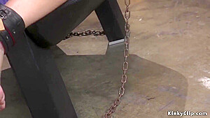 Juliette March - Sub In Leather Mask Gets Hard Flogged