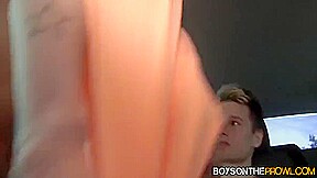 Kamyk Walker - Blonde Twink Hard Pounded In Van After Blowjob