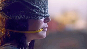 Katherine Harris Blindfolded