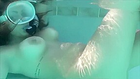 Katie Cummings - White Bikini