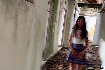 Katty West In He Brought His Stepsister To An Abandoned House To Fuck