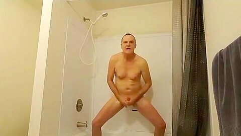 Kevin Yardley masturbates in the shower 3