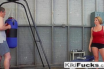Kiki Daire - Locker Room Foot Worship And Foot Job With Kiki