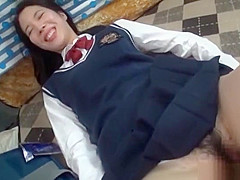 Kinky lad enjoying handjobs making him groan