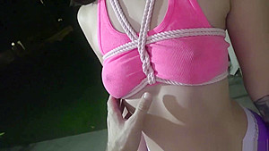 Kinky teen 18+ Ropebaby Gets Pussy Slammed Hard By A Hunk Stud