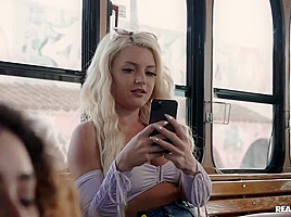 Kira Perez - The Fucking Public Bus Threesome On Pornhd With And Ameen