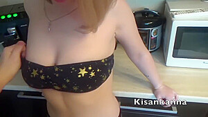 Kisankanna1 - Sucked Off In The Kitchen