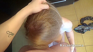 Kisankanna1 - Sucked Off In The Kitchen