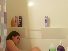 Kitten Plays With Herself in the Tub