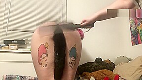 Kitten gets spanked by Mistress