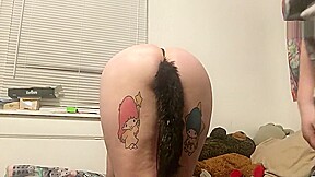 Kitten gets spanked by Mistress