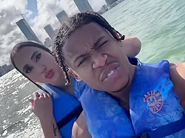 Klaps On A Jetski With Valerie Kay
