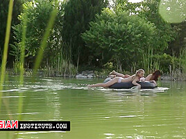Klein And In A Torrid Lesban Scene With Cayenne Klein And Ariel Rebel