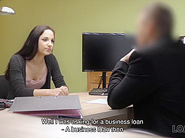 LOAN4K  Brunette babe is ready for anal sex to open tattoo studio