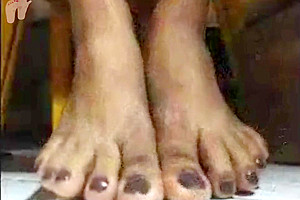 Ladyboy with Meaty Feet and Cute Toes