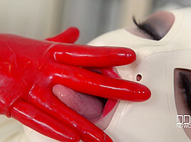 Latex Sex Goddess's Self-Spanking and Masturbation Solo - PornWorld