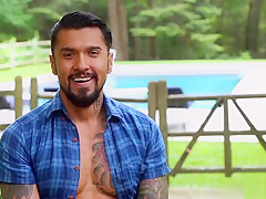 Latin gay anal sex and cumshot
