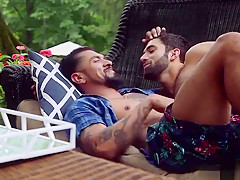 Latin gay anal sex and cumshot