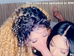 2 Latina Babes Share My Cock